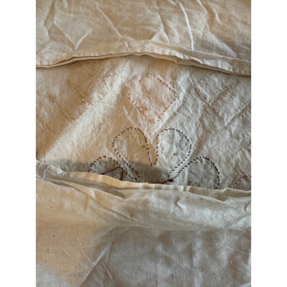 Hand-Embroidered Otomi Elephant Floral Patchwork Cotton Pillow Cover 17” Read - Picture 11 of 11